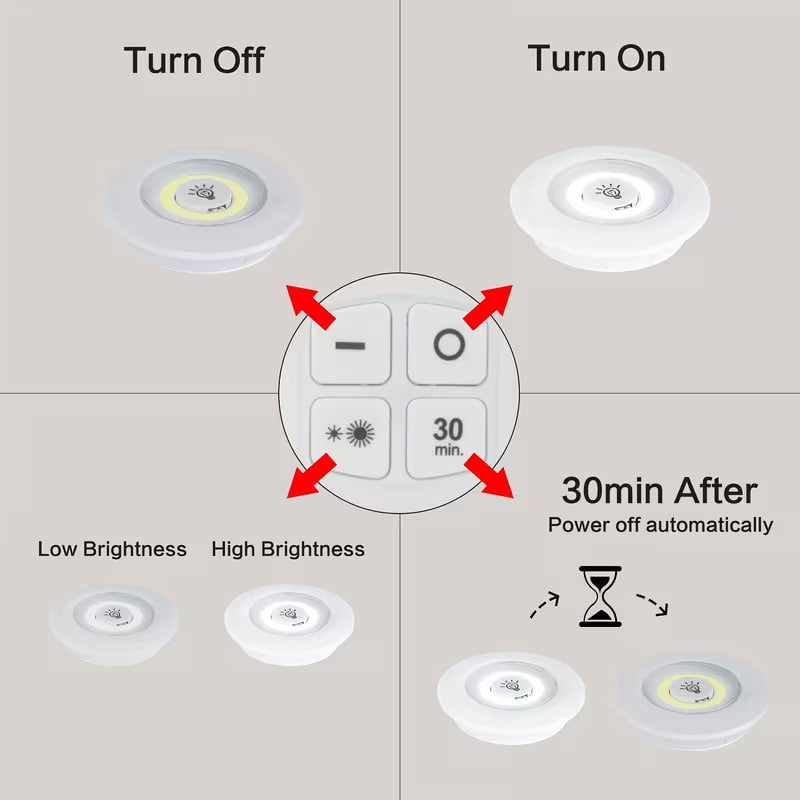 🔥 ثلاث مصابيح تشتغل بالبطارية و جهاز تحكم 🔥